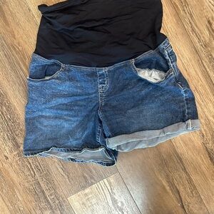 Women's Blue Denim Shorts